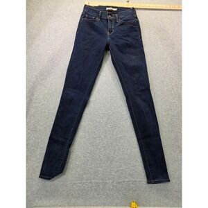 Levis 710 Super Skinny Jeans Womens 25 Dark Wash Indigo Denim Pants